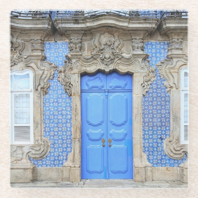 Posavasos De Vidrio Puerta del Palacio de Portugal (Anverso)