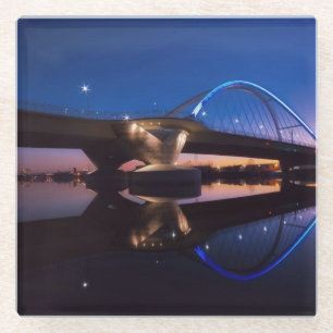 Posavasos De Vidrio Puesta del sol de Lowry