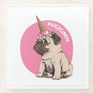 Posavasos De Vidrio Pugicornio