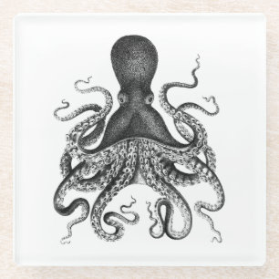 Posavasos De Vidrio [ Pulpo de cosechas]