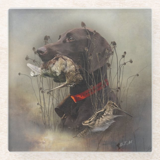 Posavasos De Vidrio Punteros de corto alcance alemanes (Anverso)