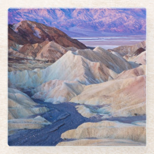 Posavasos De Vidrio Punto de Zabriskie antes del amanecer