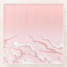 Purpurina de oro Rosa Monstruo de vidrio de mármol