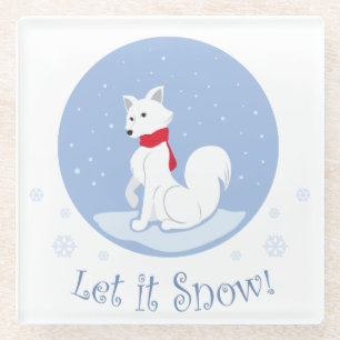 Posavasos De Vidrio ¡Que nieve! (Fox Ártica)