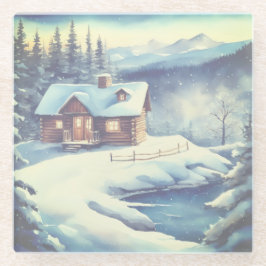 Posavasos De Vidrio Quiet time in the woods