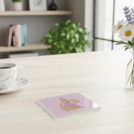 Posavasos De Vidrio Rapunzel Glass Coaster