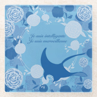 Posavasos De Vidrio raya, flor de la vida, naranja, mandala, zen, chak