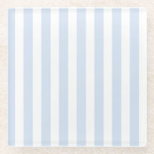 Rayas de caramelo azul pálido y blanco