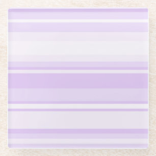 Posavasos De Vidrio Rayas de lilac