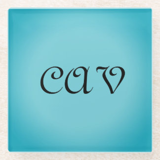 Posavasos De Vidrio Recoleta Cornflower Blue