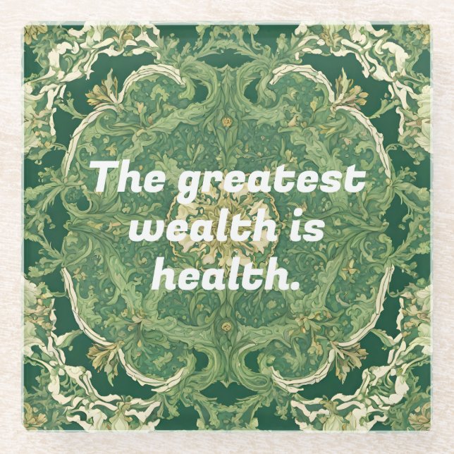 Posavasos De Vidrio Regalos de Navidades personalizados para terapeuta (Anverso)