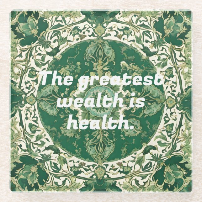 Posavasos De Vidrio Regalos de Navidades personalizados para terapeuta (Anverso)