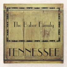 Regalos para familia Tennessee Porta vasos de vidr