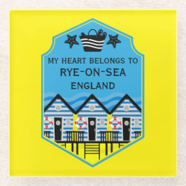 Posavasos De Vidrio Regalos Y Decoración De Las Cabañas De Playa Britá