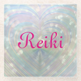 Posavasos De Vidrio Reiki
