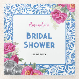 Posavasos De Vidrio Reina bailarina Mamma Mia Disco Ducha de novia