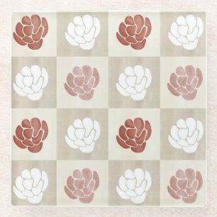 Posavasos De Vidrio Rejilla Terra Flora