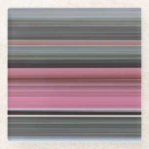 Posavasos De Vidrio Resumen #1: Rosa y gris