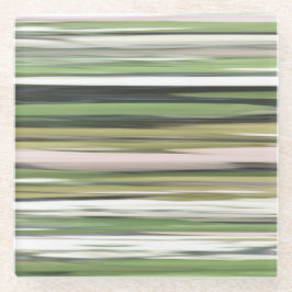 Posavasos De Vidrio Resumen #2: Desenfoque verde oliva