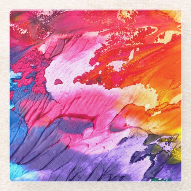 Posavasos De Vidrio Resumen Art Background-47567 (Anverso)