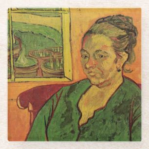 Posavasos De Vidrio Retrato de Madame Augustine Roulin  1888