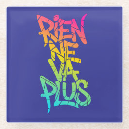 Posavasos De Vidrio Rien ne va plus