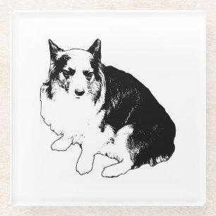 Posavasos De Vidrio Rim Corgi