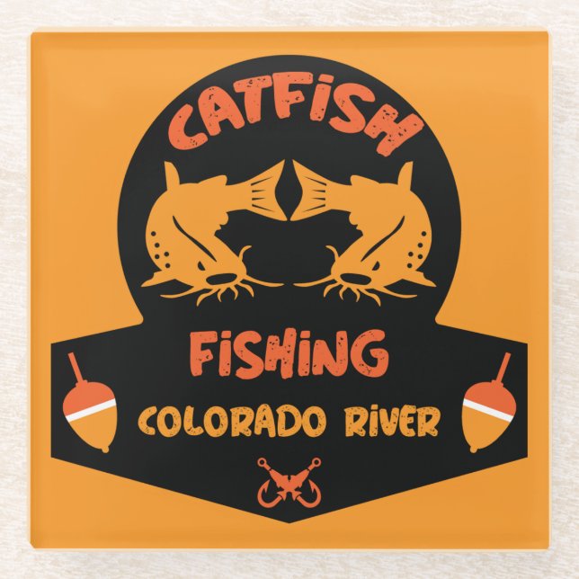 Posavasos De Vidrio Río Colorado (Anverso)
