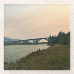 Posavasos De Vidrio Río Rogue, Oregón