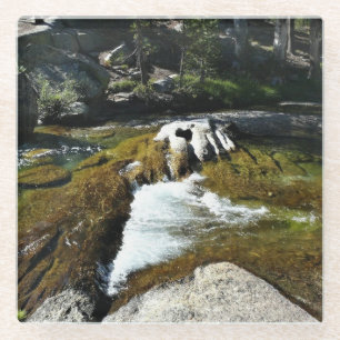 Posavasos De Vidrio Río Tuolumne en Tuolumne Meadows, Yosemite, CA