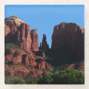 Posavasos De Vidrio Roca catedral en el Monumento a Sedona Arizona