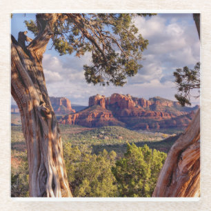 Posavasos De Vidrio Roca roja el Sedona Arizona
