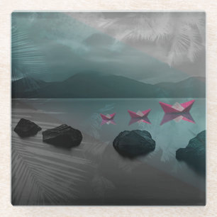 Posavasos De Vidrio Rocas