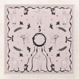 Posavasos De Vidrio Rock and Roll Ballerina II