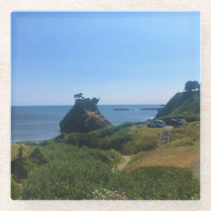 Posavasos De Vidrio Rock de batalla, Port Orford, OR