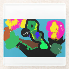 Posavasos De Vidrio Ropa de loros