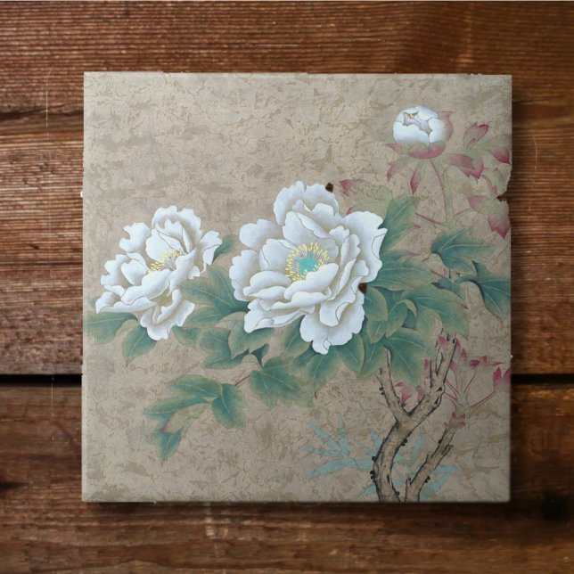 Posavasos De Vidrio Rosa blanca (Subido por el creador)
