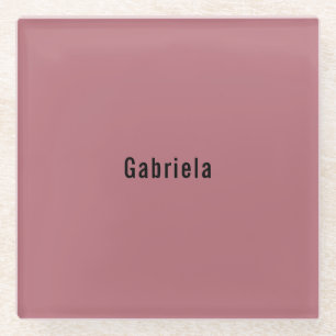 Posavasos De Vidrio Rosa Gold Color Profesional Moda moderna