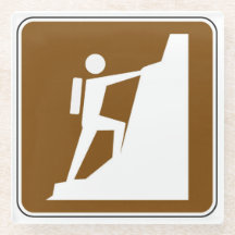 Rótulo de símbolo de escalada de rock