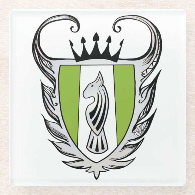 Posavasos De Vidrio Royal Bull Terrier (Anverso)