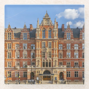 Posavasos De Vidrio Royal College of Music: puesta de sol.