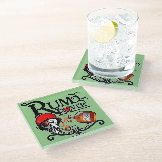 Posavasos De Vidrio Rum lover (Angular)