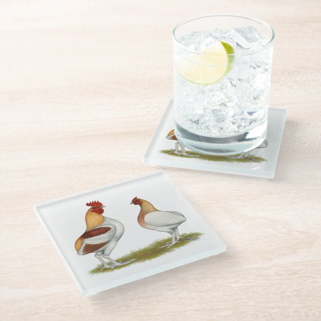 Posavasos De Vidrio Rumpidos de Manx (Angular)