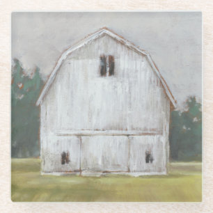 Posavasos De Vidrio Rústico Barn