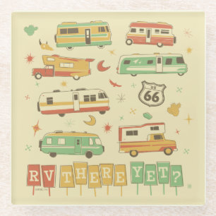 Posavasos De Vidrio Ruta 66 RV Todavía