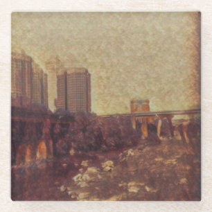 Posavasos De Vidrio RVA en Edición Retrogrado 2