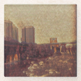 Posavasos De Vidrio RVA en Edición Retrogrado 2