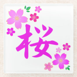 Posavasos De Vidrio SAKURA en japonés