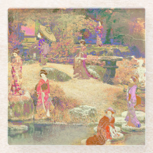Posavasos De Vidrio Salvamanteles Japanese Garden II / Washed Edition