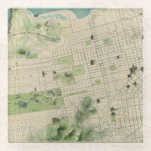 Posavasos De Vidrio San Francisco